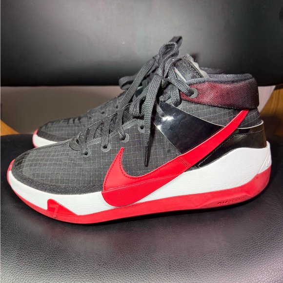 DS Nike KEVIN DURANT KD 13 BRED black red 2020 RARE PE MENS sz 10